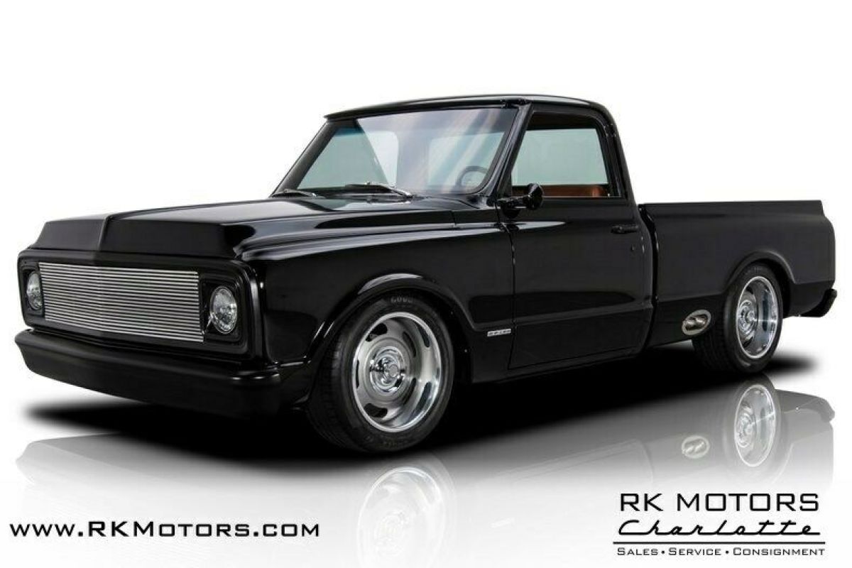 1970 Chevrolet C10 Pickup Truck Black Pickup Truck LS3 6.2L V8 6 Speed Automatic 1970 Chevrolet C-10 Pickup Truck