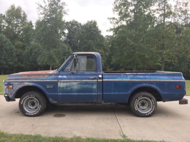 1970 CHEVROLET C10 SHORT BED FLEETSIDE TRUCK ORIGINAL 350 V8 SWB !!! 1970 Chevrolet C-10 FLEETSIDE