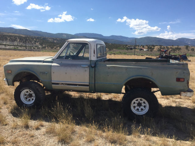 1970 Chevrolet C10 Short Bed Pickup 4x4 1967 1968 1969 1971 1972 chev SHORTBED 1969 Chevrolet C-10 Short Bed