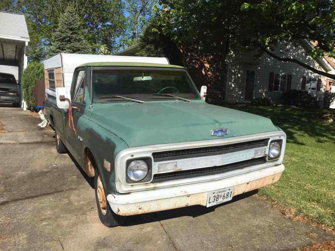 1970 Chevrolet C10/K10 Pickup Green RWD Manual 1970 Chevrolet C10/K10