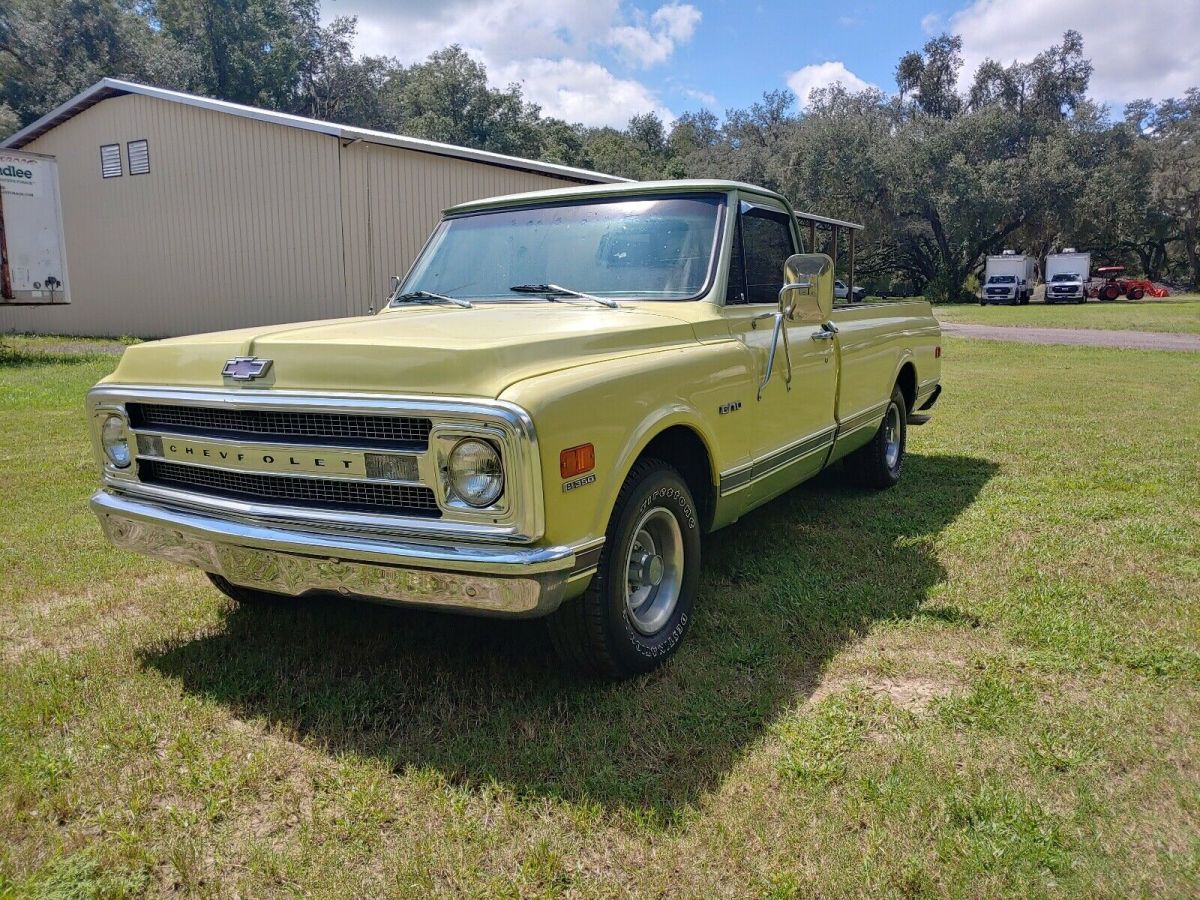1970 Chevrolet C10/K10 Pickup Yellow RWD Automatic 1970 Chevrolet C10/K10