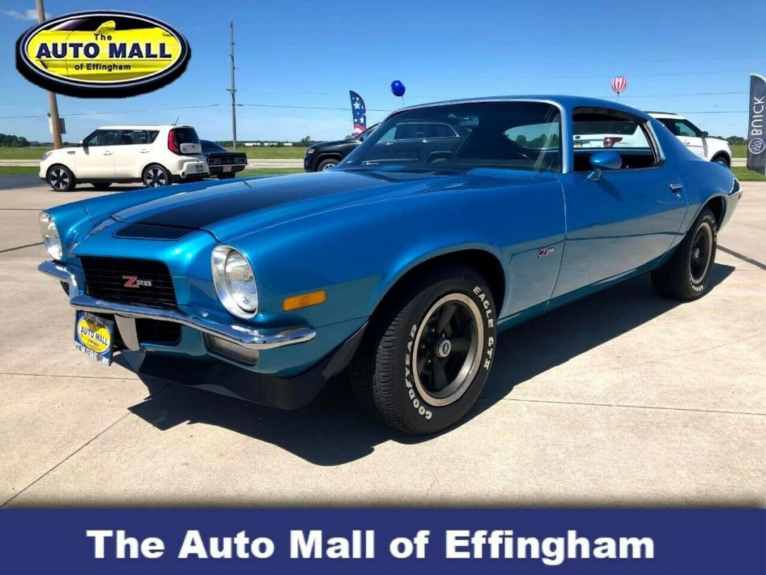 1970 Chevrolet Camaro 2dr Coupe Z28 33 Miles Blue American Muscle Car Select 4 S 1970 Chevrolet Camaro 2dr Coupe Z28