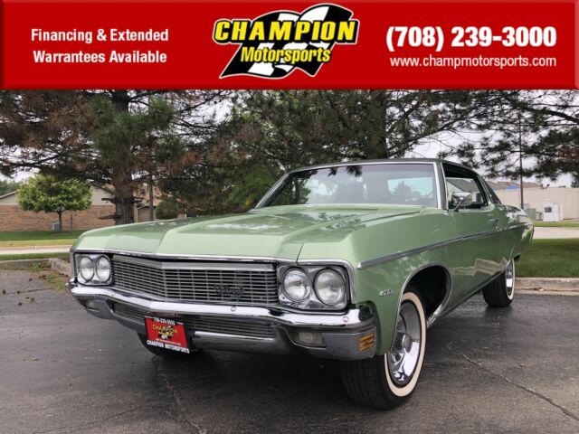 1970 Chevrolet Caprice 55128 Miles GREEN COUPE 400CU AUTO 400 TURBO 1970 Chevrolet Caprice --