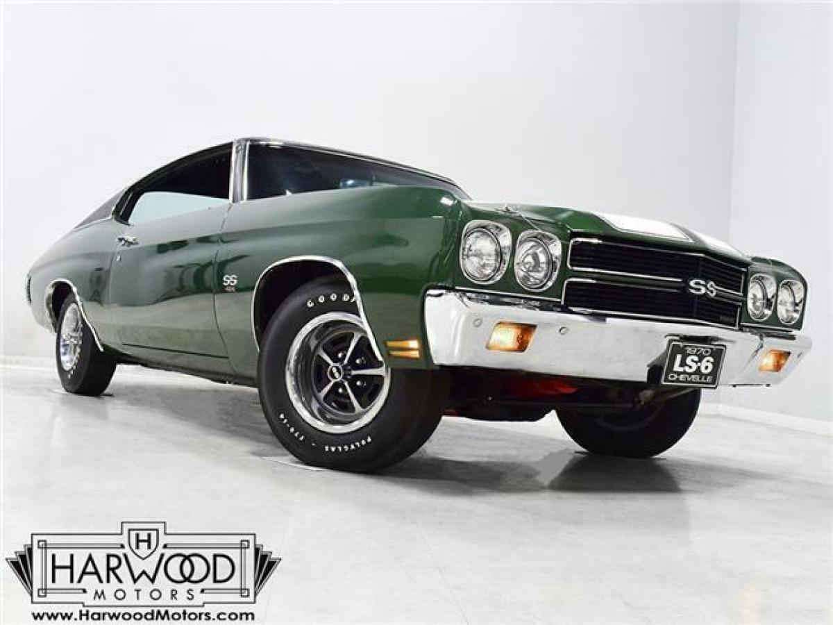 1970 Chevrolet Chevelle 11679 Miles Forest Green Hardtop 454 cubic inch LS6 V8 1970 Chevrolet Chevelle
