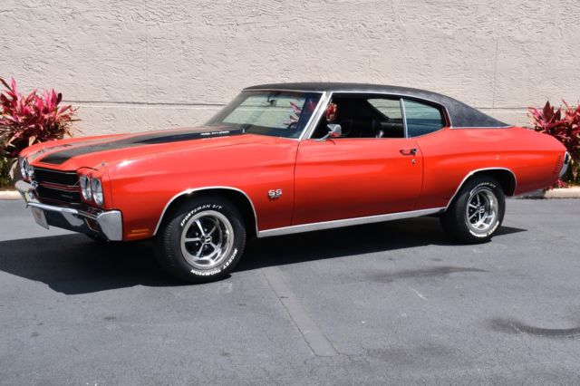 1970 Chevrolet Chevelle 396CI V8 4-Speed 0 Red Coupe 396C.I. 4-Speed Manual 1970 Chevrolet Chevelle 396CI V8 4-Speed