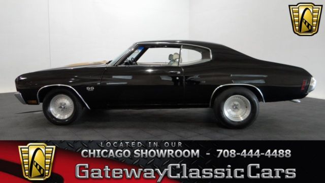 1970 Chevrolet Chevelle 64087 Miles Black / Gold Coupe 396 CID V8 Automatic 1970 Chevrolet Chevelle