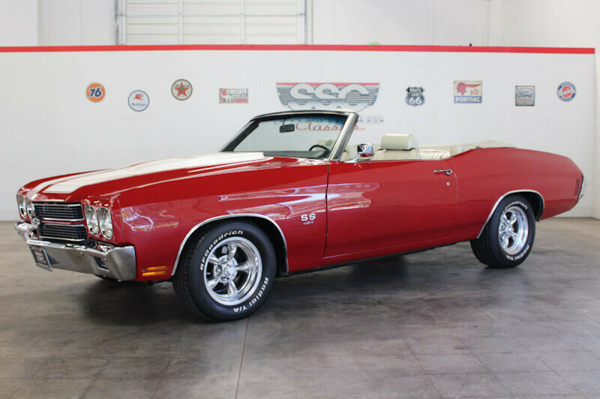 1970 Chevrolet Chevelle 95473 Miles Cranberry Red Convertible 1970 Chevrolet Chevelle Super Sport