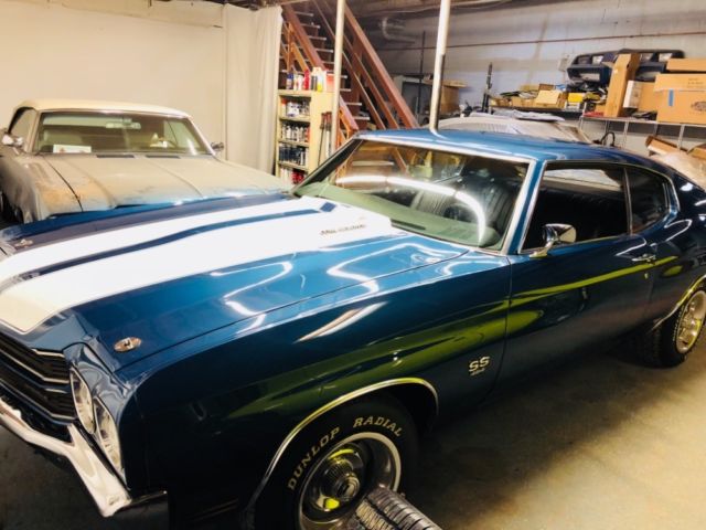 1970 Chevrolet Chevelle -SS454-Manual 4 Speed-Fathom Blue-
