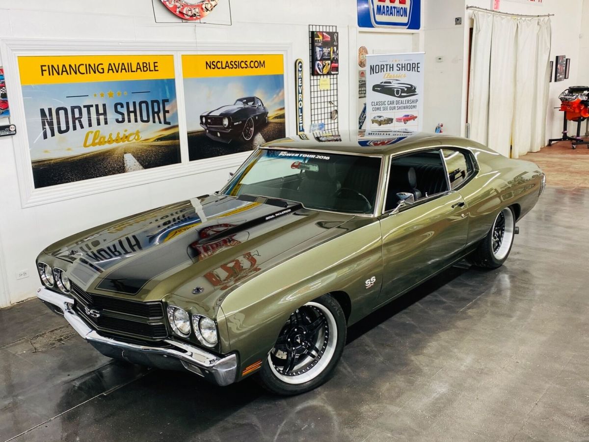 1970 Chevrolet Chevelle, Green with 2,824 Miles available now! 1970 Chevrolet Chevelle - 540 BIG BLOCK - 6 SPEED TRANS - PRO TOURING BUIL