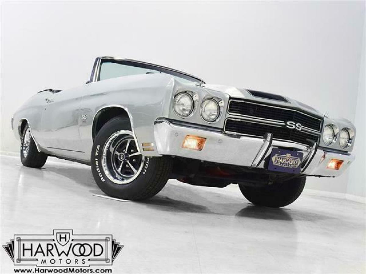 1970 Chevrolet Chevelle LS5 26 Miles Cortez Silver Convertible 454 cubic inch LS 1970 Chevrolet Chevelle LS5