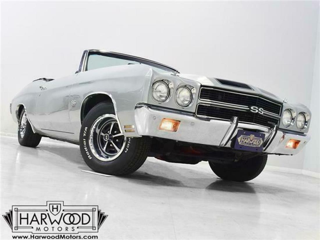 1970 Chevrolet Chevelle LS5 26 Miles Cortez Silver Convertible Manual 1970 Chevrolet Chevelle LS5