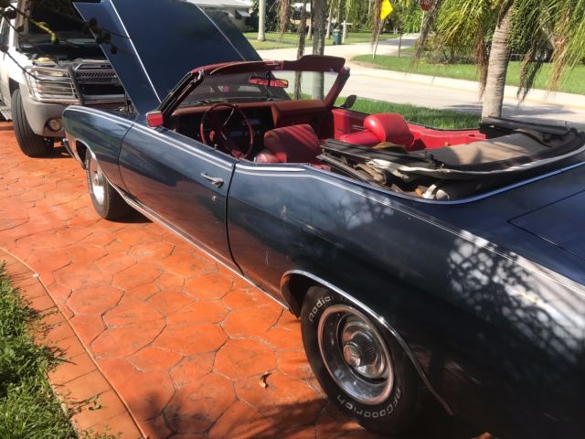 1970 Chevrolet Chevelle Malibu Concours V8 2DR Convertible, 53k Original Miles! 1970 Chevrolet Chevelle Malibu Concours