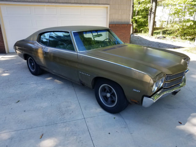 1970 Chevrolet Chevelle Malibu Hardtop 2-Door 5.7L 1970 Chevrolet Chevelle Malibu Hardtop 2-Door
