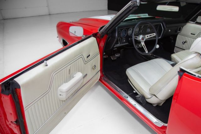 1970 Chevrolet Chevelle Red, Real SS, Build sheet, - photo 11