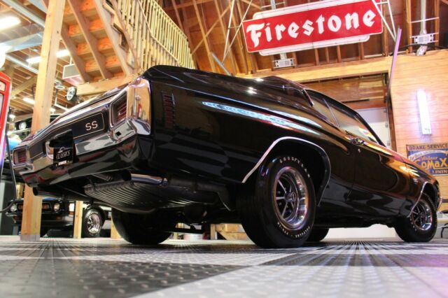 1970 Chevrolet Chevelle SS 454 LS6 4-Speed Triple Black REAL DOCUMENTED! - photo 10