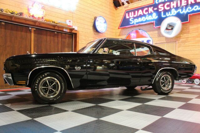 1970 Chevrolet Chevelle SS 454 LS6 4-Speed Triple Black REAL DOCUMENTED! - photo 11