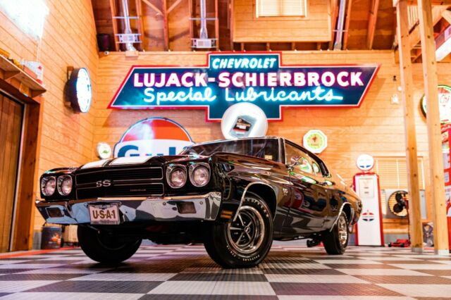 1970 Chevrolet Chevelle SS 454 LS6 4-Speed Triple Black REAL DOCUMENTED!
