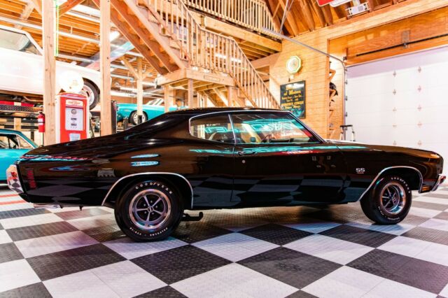 1970 Chevrolet Chevelle SS 454 LS6 4-Speed Triple Black REAL DOCUMENTED! - photo 13