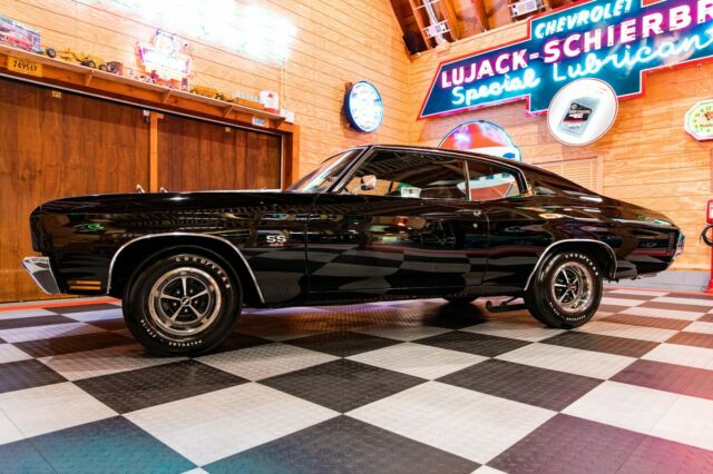 1970 Chevrolet Chevelle SS 454 LS6 4-Speed Triple Black REAL DOCUMENTED! - photo 3