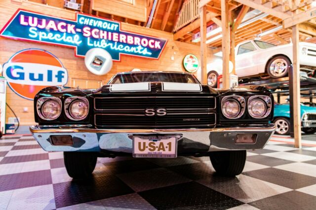 1970 Chevrolet Chevelle SS 454 LS6 4-Speed Triple Black REAL DOCUMENTED! - photo 5