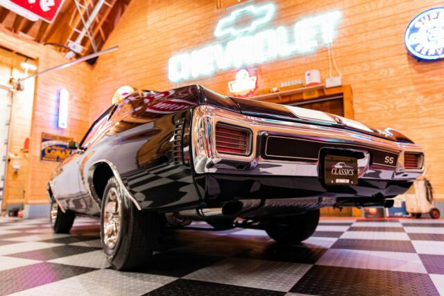 1970 Chevrolet Chevelle SS 454 LS6 4-Speed Triple Black REAL DOCUMENTED! - photo 6