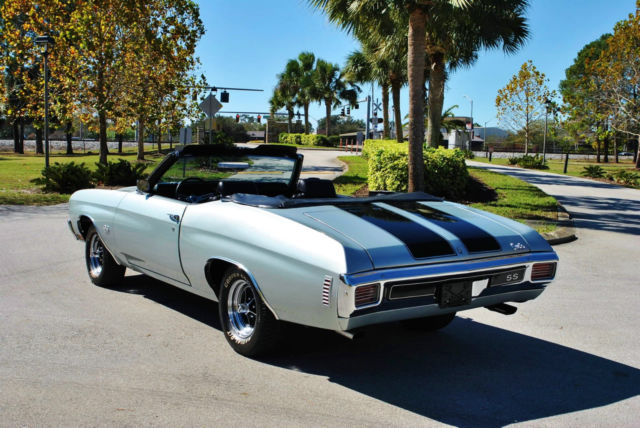 1970 Chevrolet Chevelle SS Convertible 396 V8 Factory Air! Bucket Seats! - photo 4