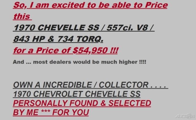 1970 Chevrolet Chevelle SS / 557ci. V8 / 850HP / 9 SEC CAR - photo 8