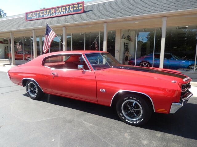 1970 Chevrolet Chevelle SS Cranberry red LS5 454 car with A/C 1970 Chevrolet Chevelle SS 454