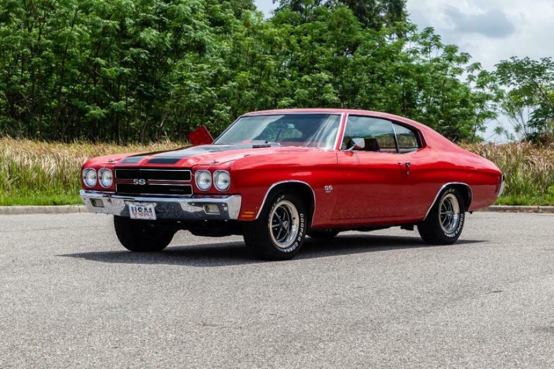 1970 Chevrolet Chevelle SS LS5 Coupe Cranberry Red Matching #'s 454 1970 Chevrolet Chevelle SS LS5 Coupe