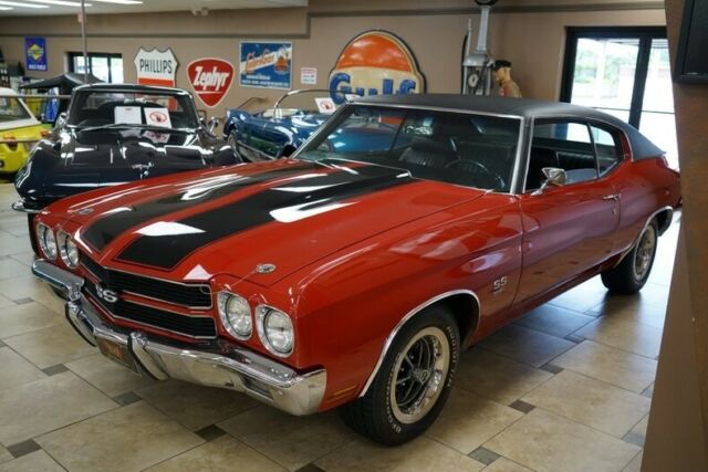 1970 Chevrolet Chevelle SS396 0 Cranberry Red w/ Black 396C.I. Turbo-Hydramatic 1970 Chevrolet Chevelle SS396