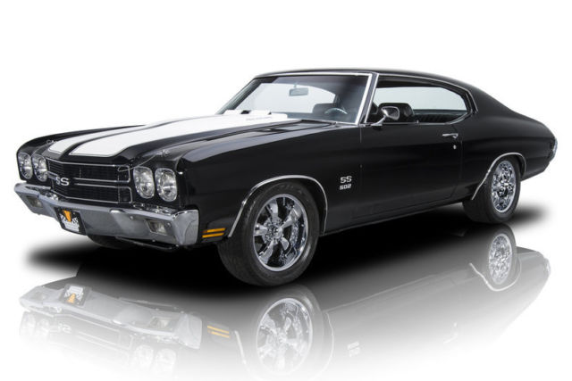 1970 Chevrolet Chevelle Super Sport 14226 Miles Black Hardtop 454 V8 6 Speed Man 1970 Chevrolet Chevelle Super Sport