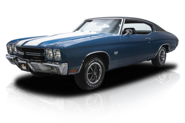 1970 Chevrolet Chevelle Super Sport LS6 43603 Miles Fathom Blue Hardtop 454 LS6 1970 Chevrolet Chevelle Super Sport LS6