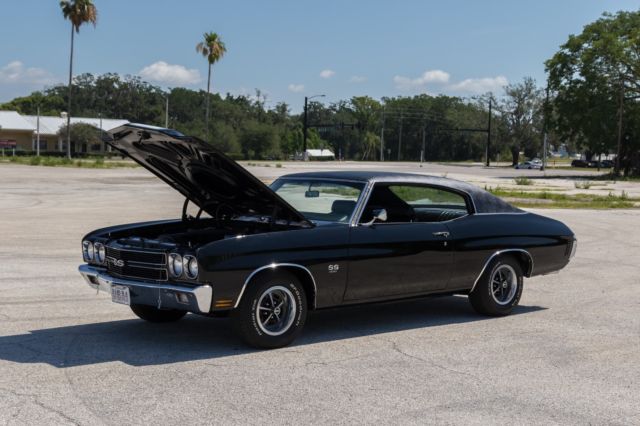 1970 Chevrolet Chevelle True SS Black with Build Sheet, Bucket Seats, 1970 Chevrolet Chevelle SS