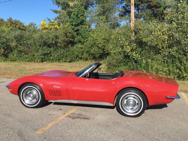 1970 CHEVROLET CORVETTE CONVERTIBLE 350 AUTOMATIC WITH FACTORY AIR CONDITIONING 1970 Chevrolet Corvette STINGRAY