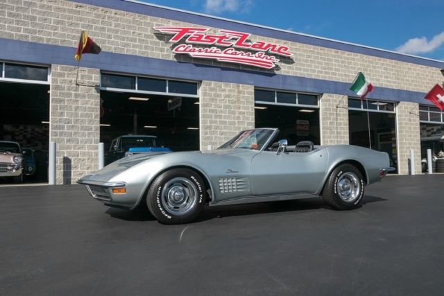 1970 Chevrolet Corvette Convertible Two Tops 52k Original Documented Miles 1970 Chevrolet Corvette 2 Tops 52k Miles