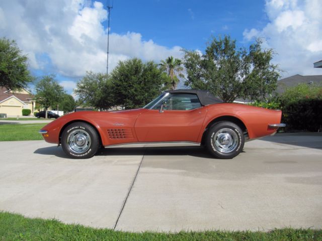 1970 Chevrolet Corvette Roadster Classic Collector Coupe V8 RWD 1970 Chevrolet Corvette Convertible