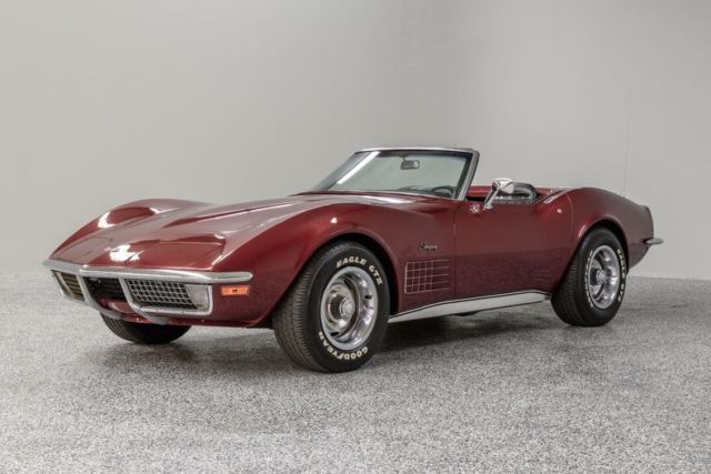 1970 Chevrolet Corvette Stingray 21567 Miles Marlboro Maroon Coupe 350ci 4-Spd 1970 Chevrolet Corvette --