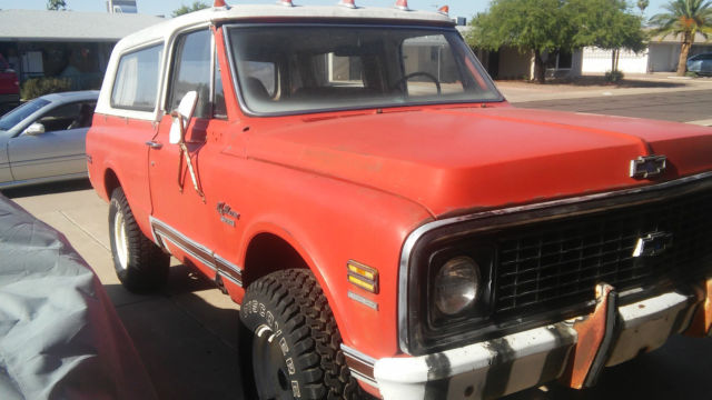 1970 Chevrolet CST K5 Blazer 4x4 project hugger orange located in Arizona 1970 Chevrolet Blazer