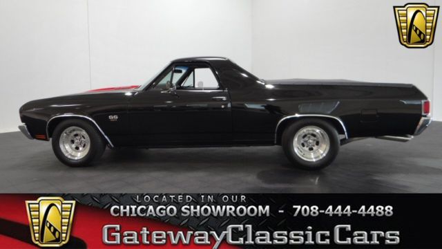 1970 Chevrolet El Camino 2613 Miles Jet Black Truck 454 CID HO V8 5-Speed Manua 1970 Chevrolet El Camino