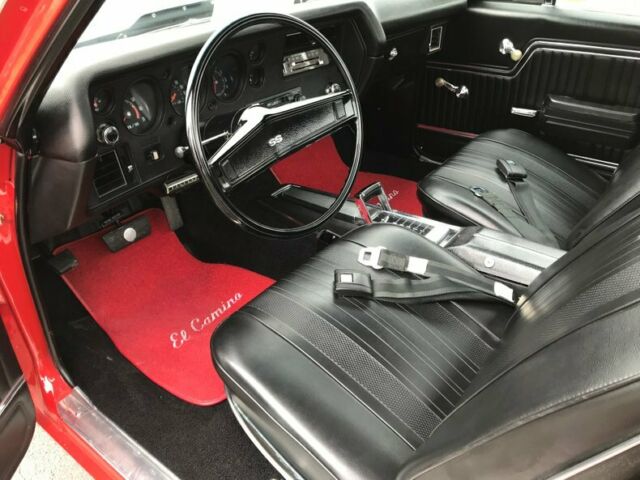 1970 Chevrolet El Camino SS 396 Build sheet buckets cowl hood - photo 8