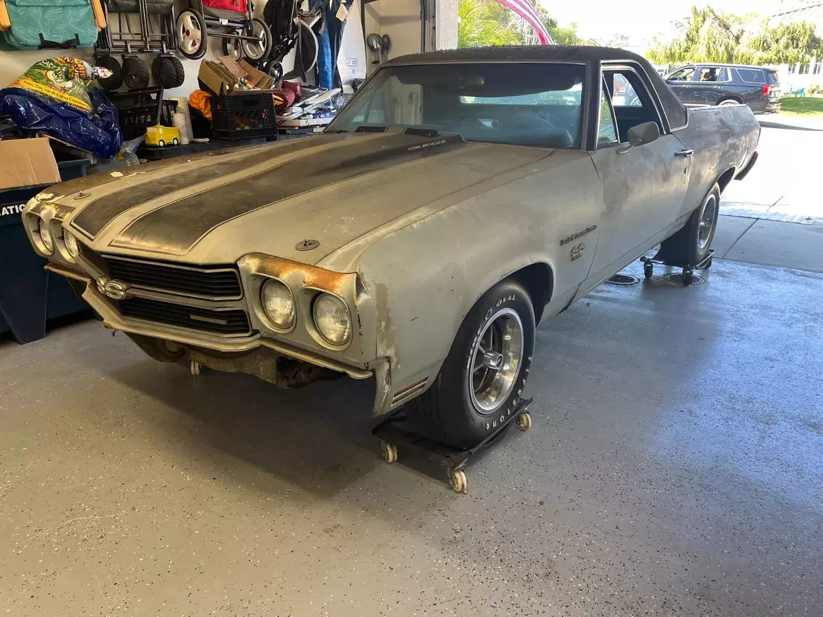 1970 Chevrolet El Camino SS 396/350 Cowl Induction Original Paint West Coast 1970 Chevrolet El Camino