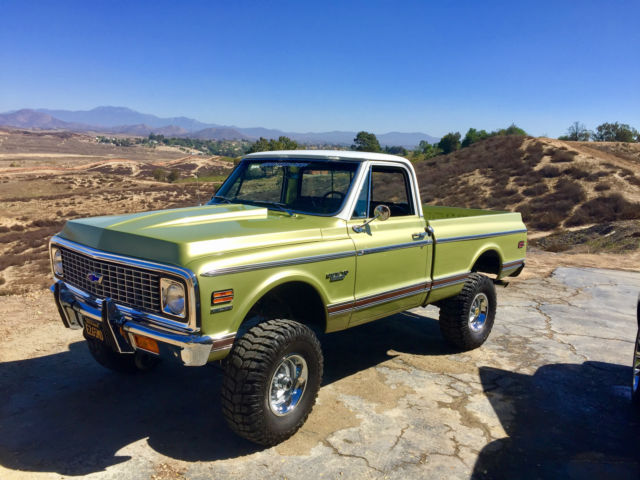 1970 Chevrolet K10 4X4 Custom Short Bed Truck 4WD "MOUNTAIN DEW" 4" Lift 1970 Chevrolet C/K Pickup 1500 CHEVY K10 CUSTOM