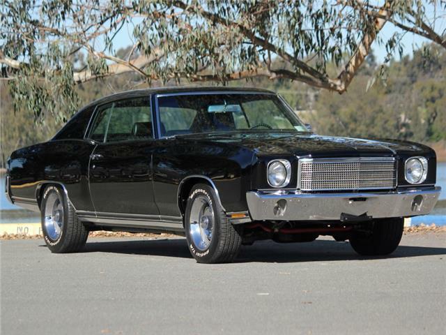 1970 Chevrolet Monte Carlo 350hp 5,000 Miles Black Automatic AC 1970 Chevrolet Monte Carlo 350hp