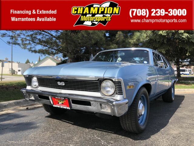 1970 Chevrolet Nova 20975 Miles BLUE 2-DR. MANUAL 1970 Chevrolet Nova --