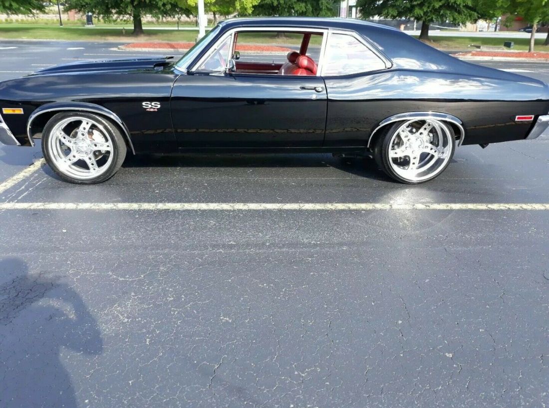 1970 Chevrolet Nova Black RWD Automatic Nova Coupe 1970 Chevrolet Nova Nova Coupe