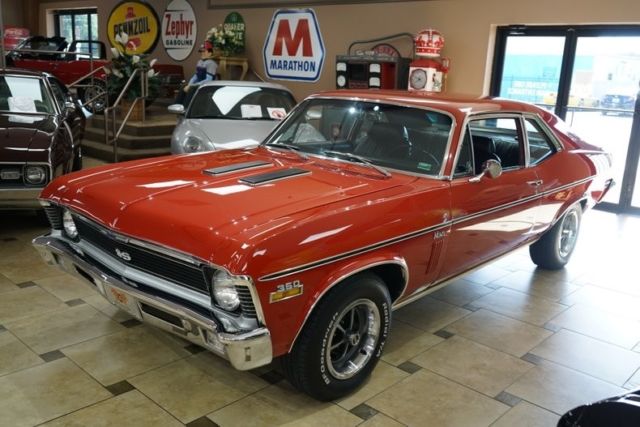 1970 Chevrolet Nova SS 0 Miles Cranberry Red 350 C.I. V8 4-Speed Manual 1970 Chevrolet Nova SS