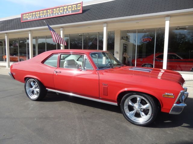 1970 Chevrolet Nova SS Cranberry Red 350 ci/502 hp Muncie 4 speed 1970 Chevrolet Nova