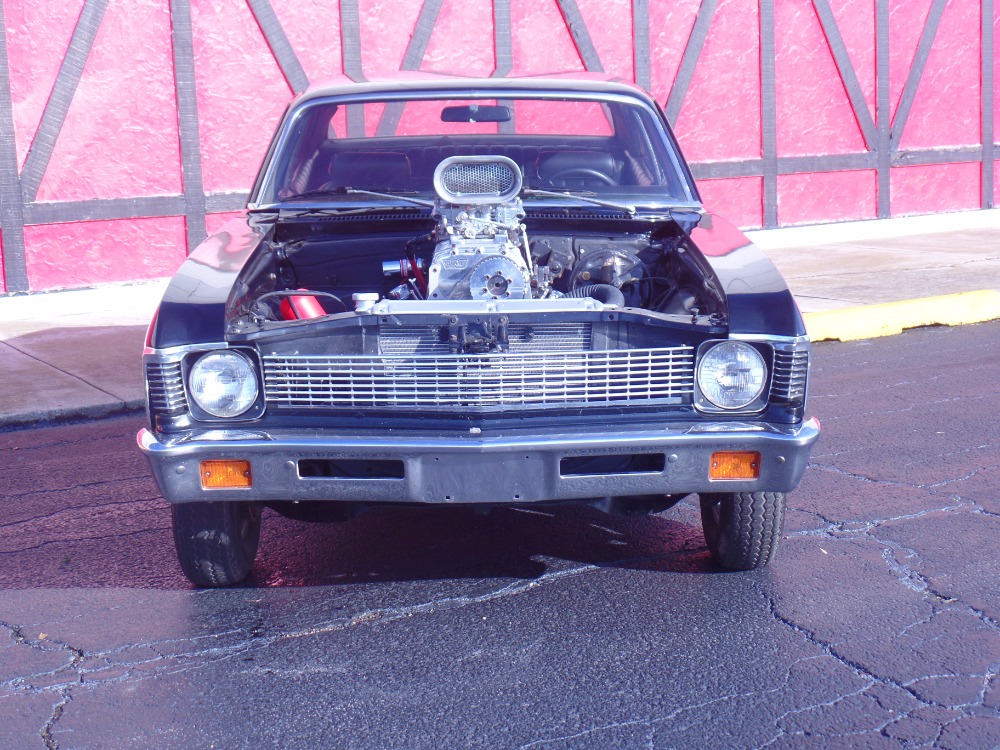 1970 Chevrolet Nova SUPERCHARGED 355-BLACK ON BLACK BEAST!- SEE VIDEO - photo 10
