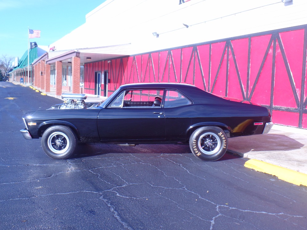 1970 Chevrolet Nova SUPERCHARGED 355-BLACK ON BLACK BEAST!- SEE VIDEO - photo 3