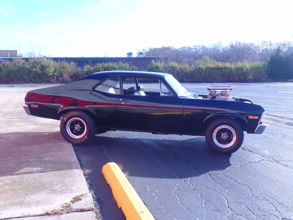 1970 Chevrolet Nova SUPERCHARGED 355-BLACK ON BLACK BEAST!- SEE VIDEO - photo 7
